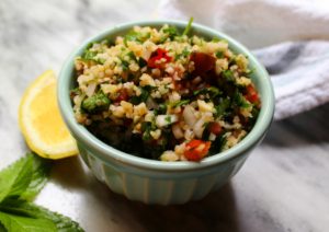 tabouli, tabbouleh, Middle Eastern recipes, grain salad
