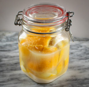a jar of preserved lemons
